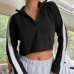 Brandy quarter zip sweater, one size fits all